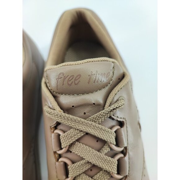 SAS Free Time Leather Diabetic Walking Shoes Brown Lace Up Womens Size 9.5N US - Picture 9 of 10